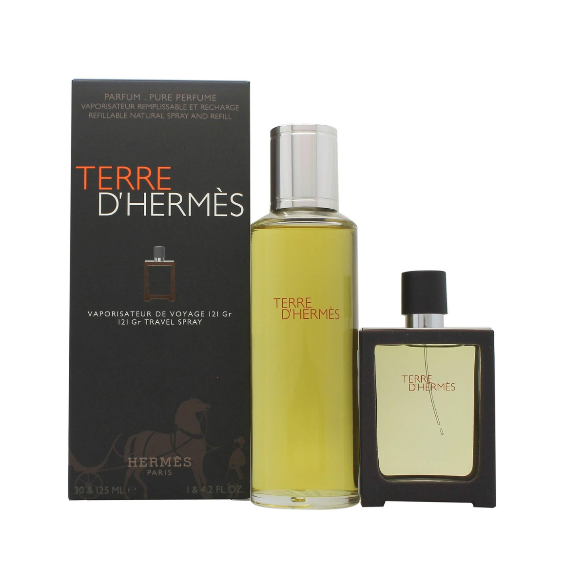 Hermès Terre d'Hermès Parfum Set pentru bărbați, parfum original