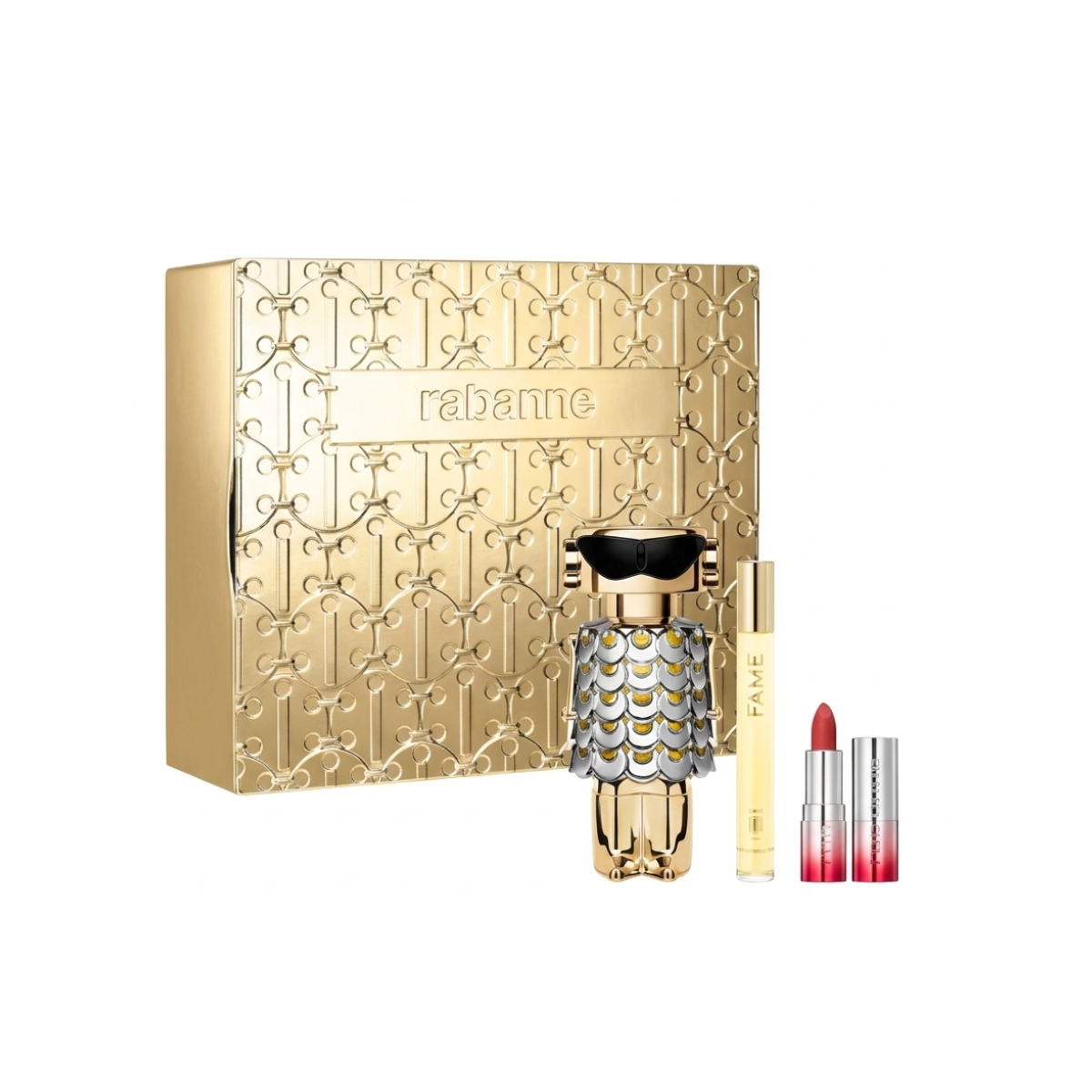 Paco Rabanne Fame Set Cadou Eau de Parfum 80 ml + Ruj pentru femei, parfum original