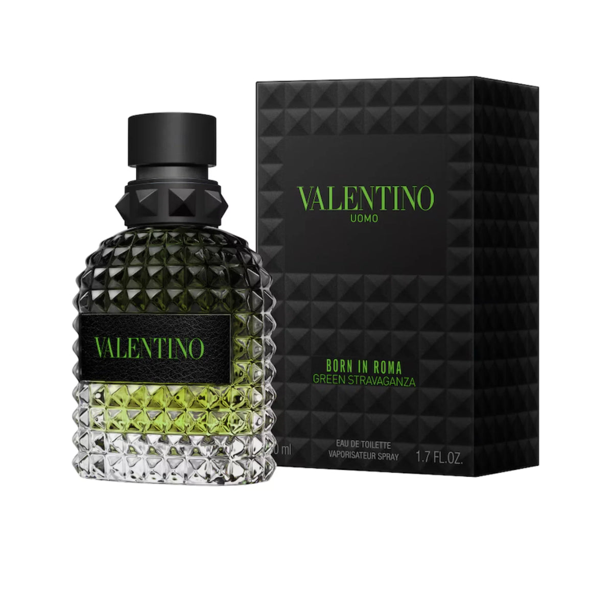 Valentino Born In Roma Green Stravaganza Eau de Toilette pentru bărbați, parfum original