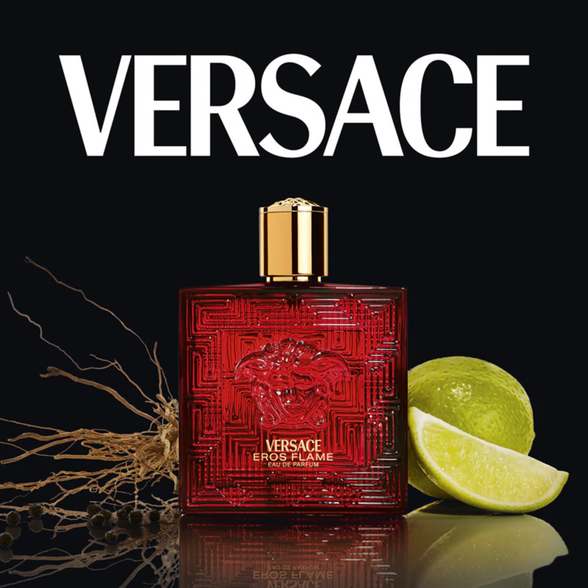 Versace Eros Flame Eau de Parfum pentru bărbați – imagine 3
