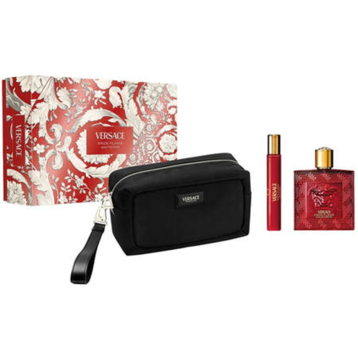 Versace Eros Flame Eau de Parfum Set pentru bărbați, parfum original