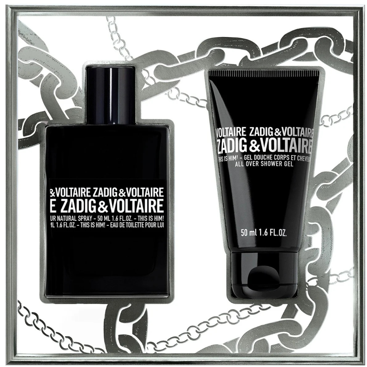 Zadig & Voltaire This is Him! Set Eau de Toilette pentru bărbați, parfum original